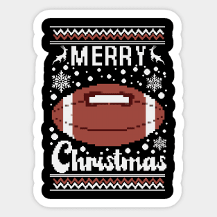 Merry Christmas football Sticker